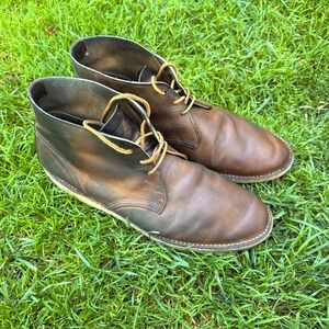 Red Wing Weekender 3324 Chukka Boots Men's US 12 Copper Rough Tough Leather USA